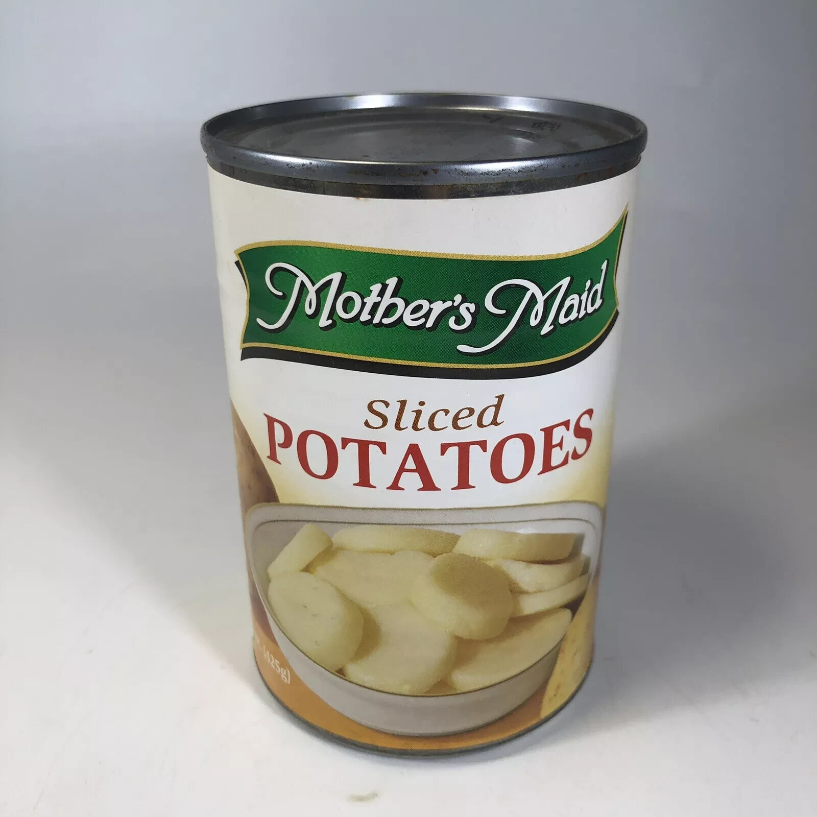 MOTHER’S Maid Canned SLICED POTATOES 15 Oz Low Sodium LOT OF 12 EXP MAR 2027