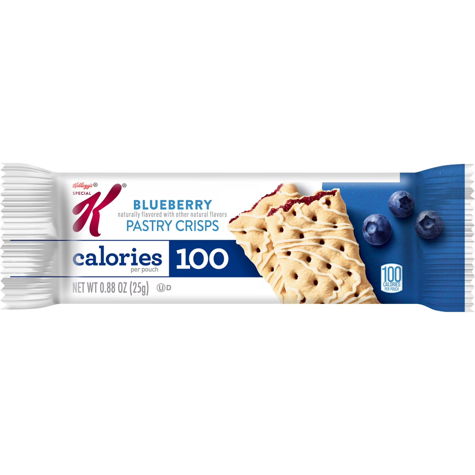 Special K Bar Blueberry Chewy Pastry Crisps, 100 Calories, 15.84 oz, 36 Count