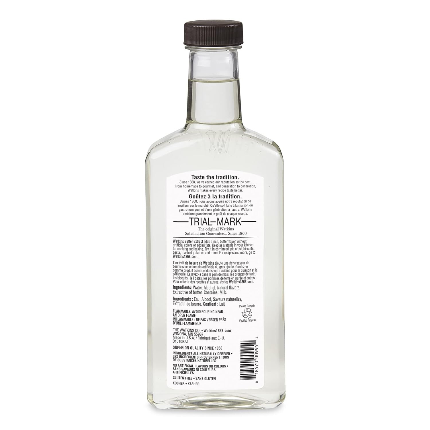 Butter Extract 11 oz Natural Flavors Non-GMO Gluten Free Baking Flavoring
