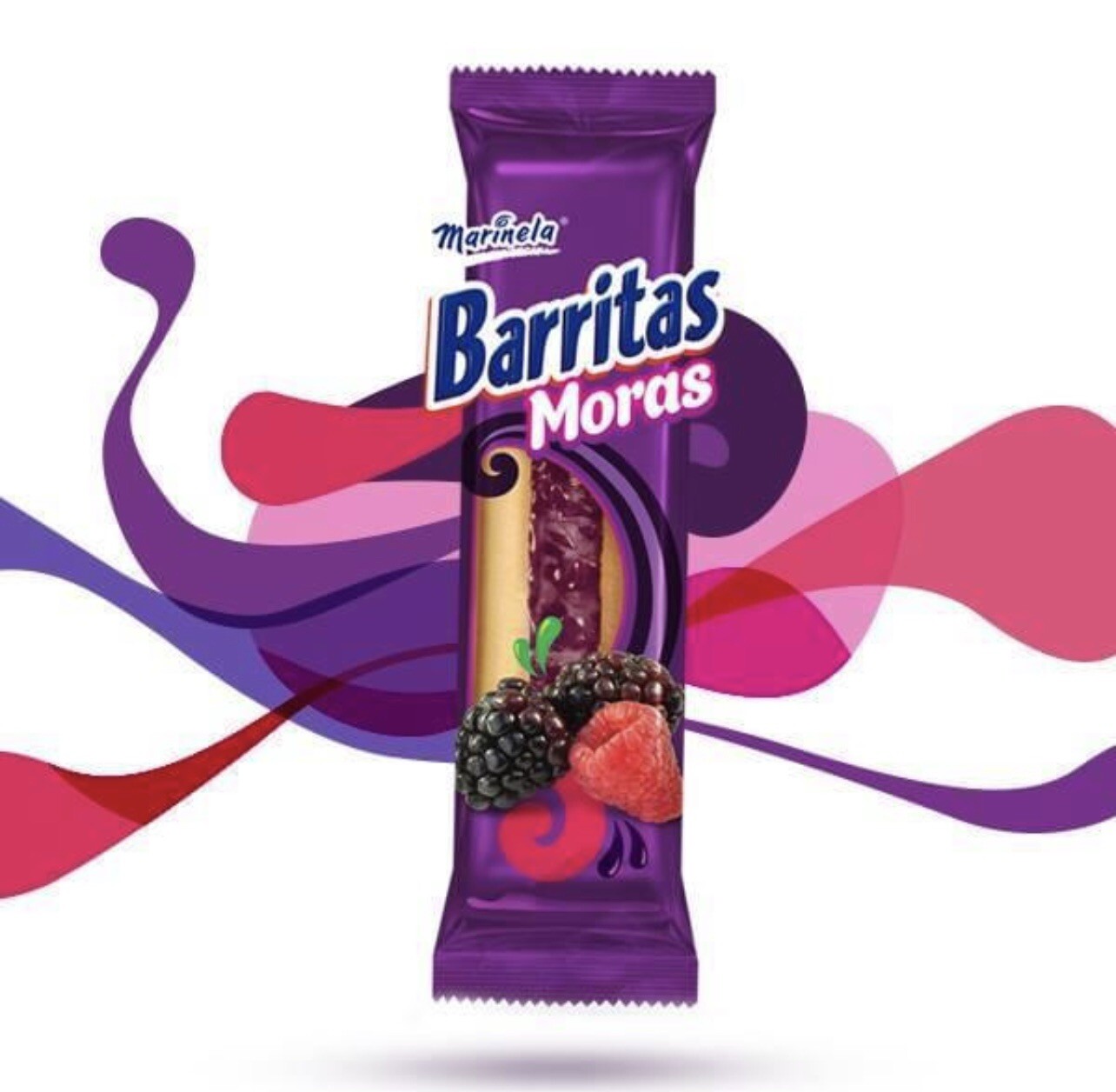 2 CAJAS DE BARRITAS MARINELA SABOR MORAS – BLACKBERRY COOKIE BARS (2 BOXES).