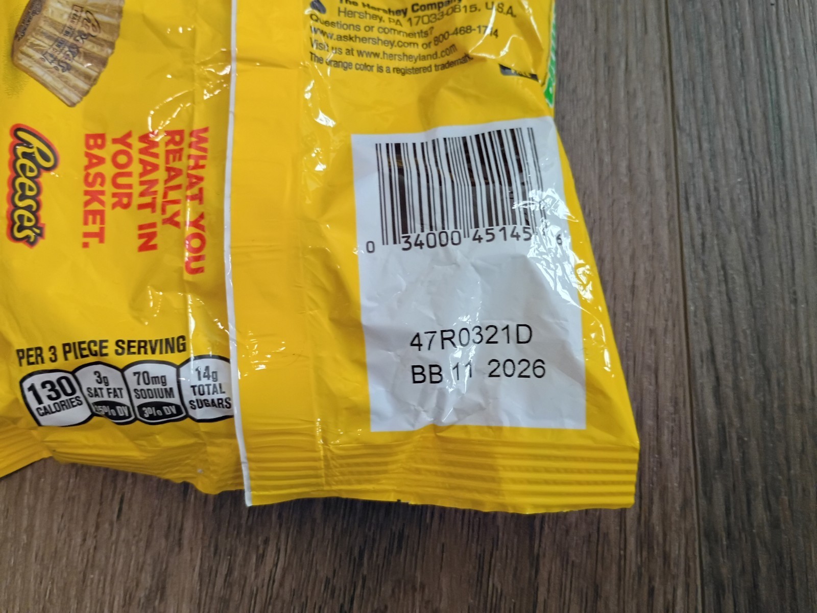2 Bags Miniature Milk Chocolate Peanut Butter Cups Easter Candy Bag 9.1 Oz