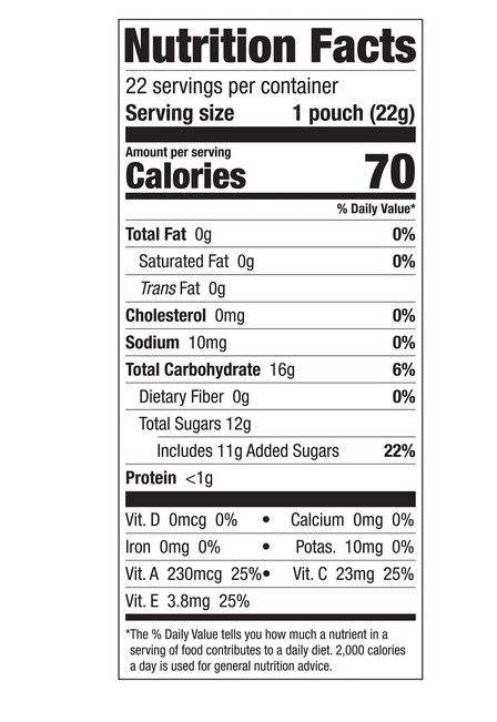 Funables Fruit Flavored Snacks, Strawberry, 0.8 oz, 22 Count