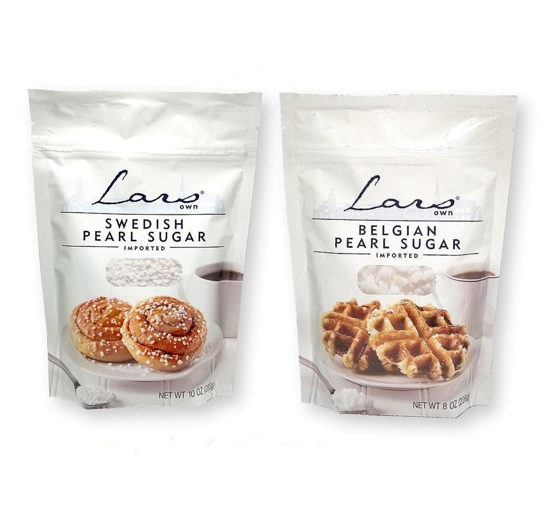 Lars Own Pearl Sugars SWEDISH or BELGIAN for Baking and Decoration Your Choice