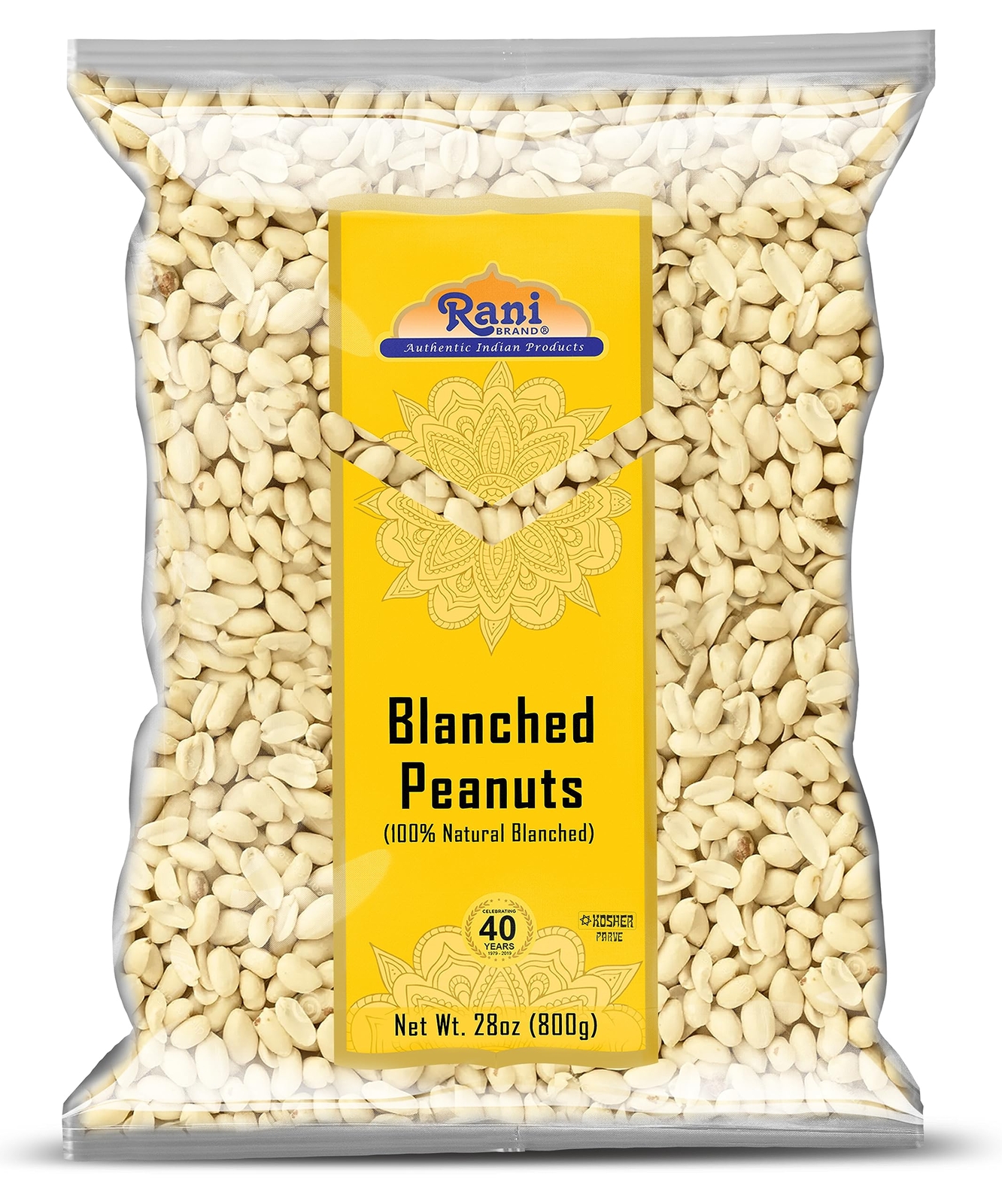 Rani Peanuts Skinless (Blanched, Uncooked) 28oz (800g)
