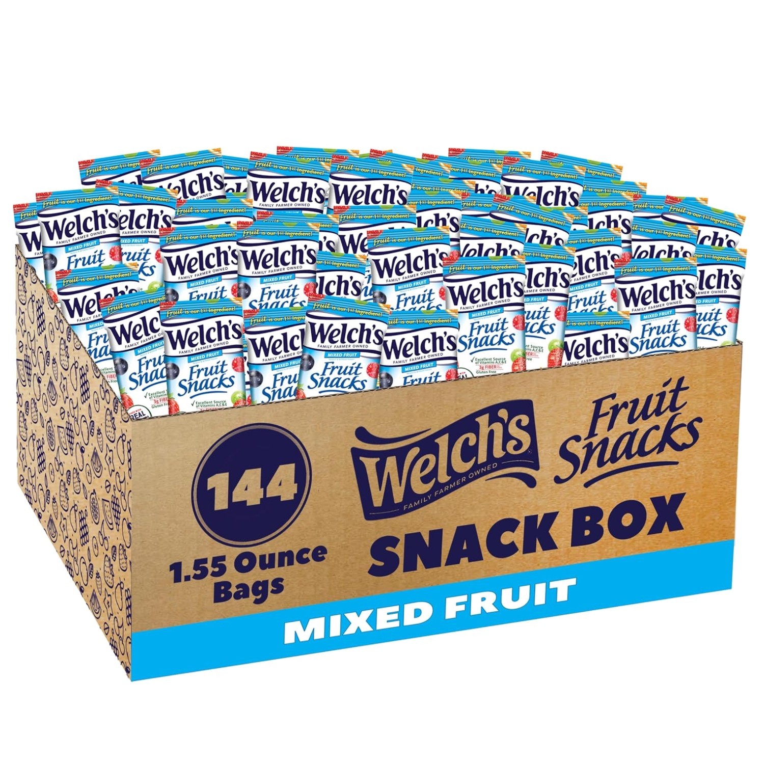 Kids’ Favorite Fruit Snacks, 1.55 oz, 144 Pack