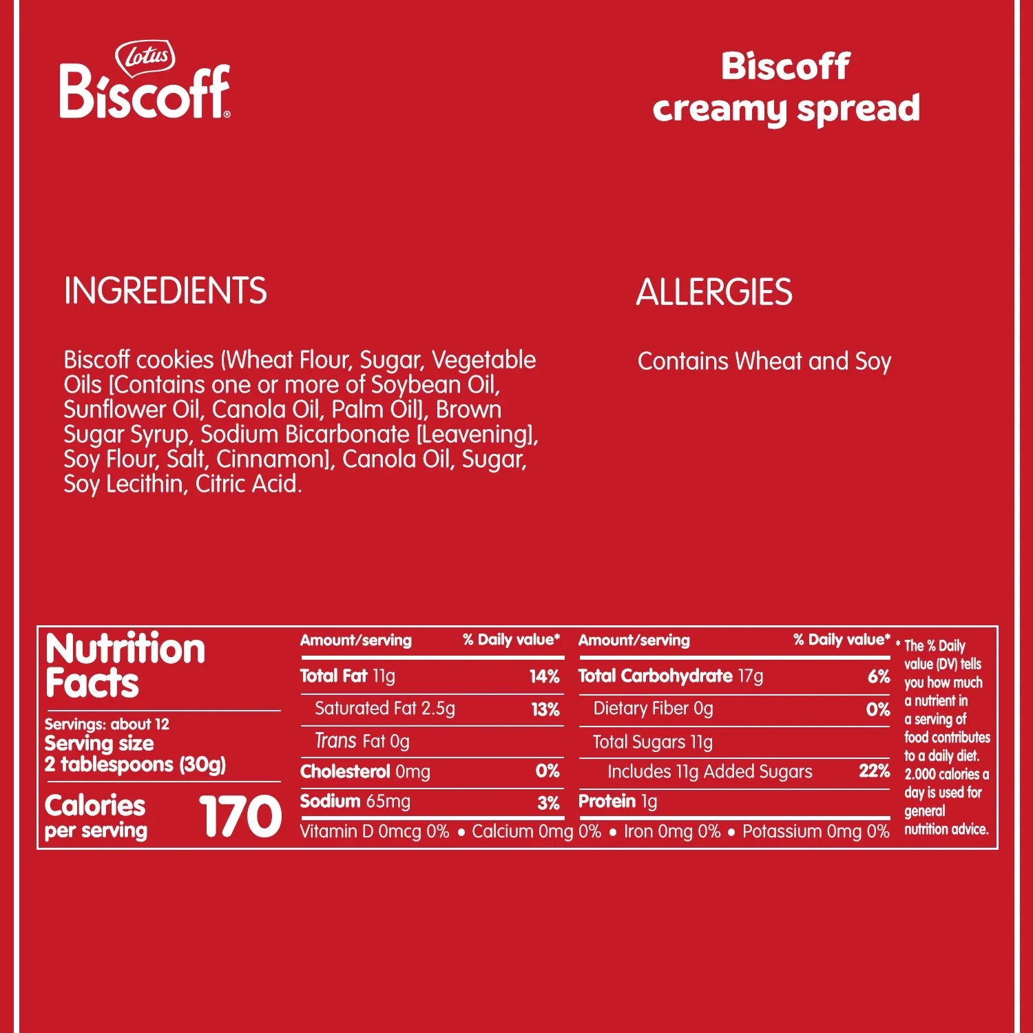 Lotus Biscoff creamy cookie Butter Nut-Free spread 25.4oz…..