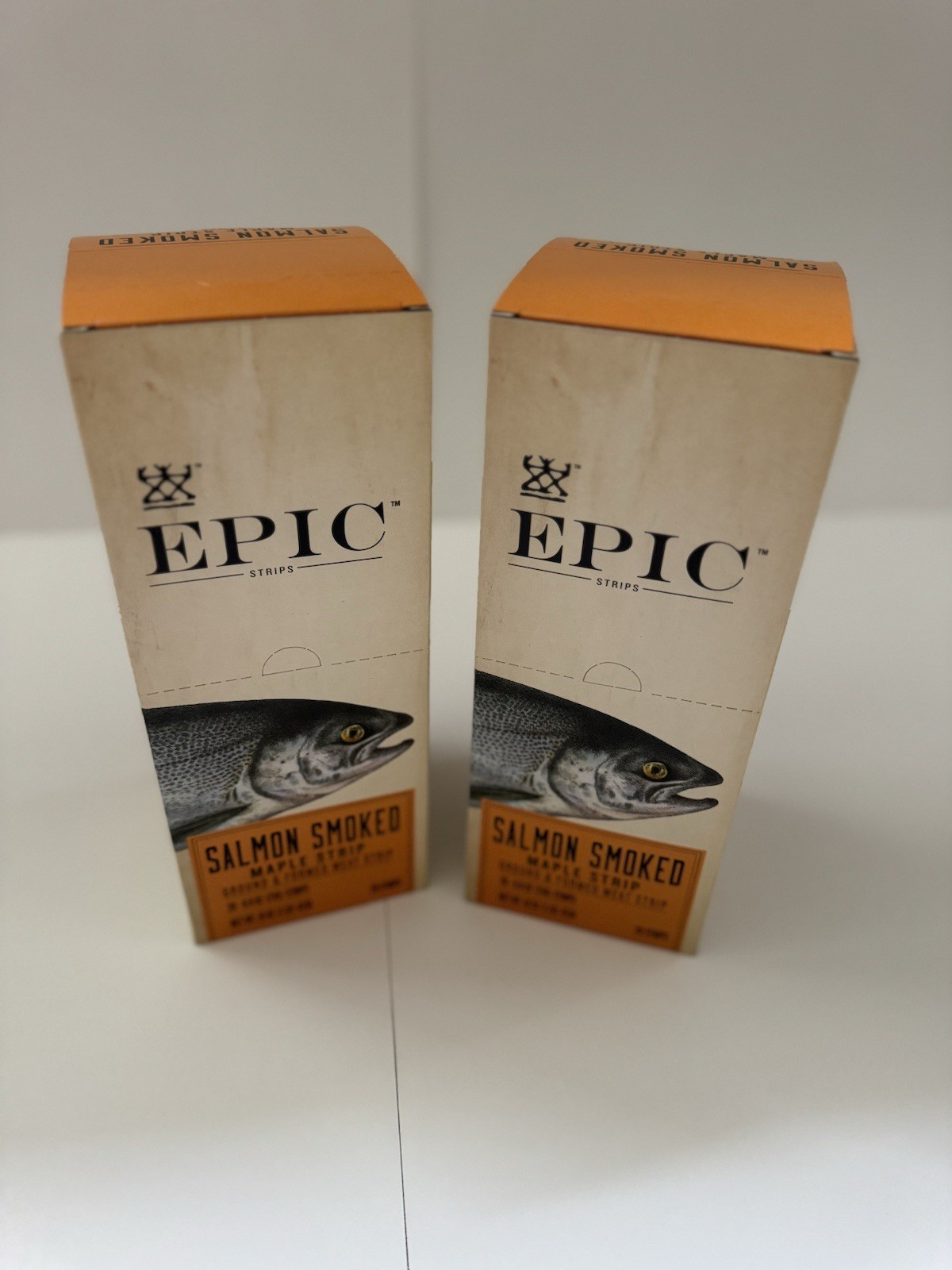 Wild Caught Salmon Jerky Protein Snack Strips 20 Count -1 lb /pack – 2 Pack