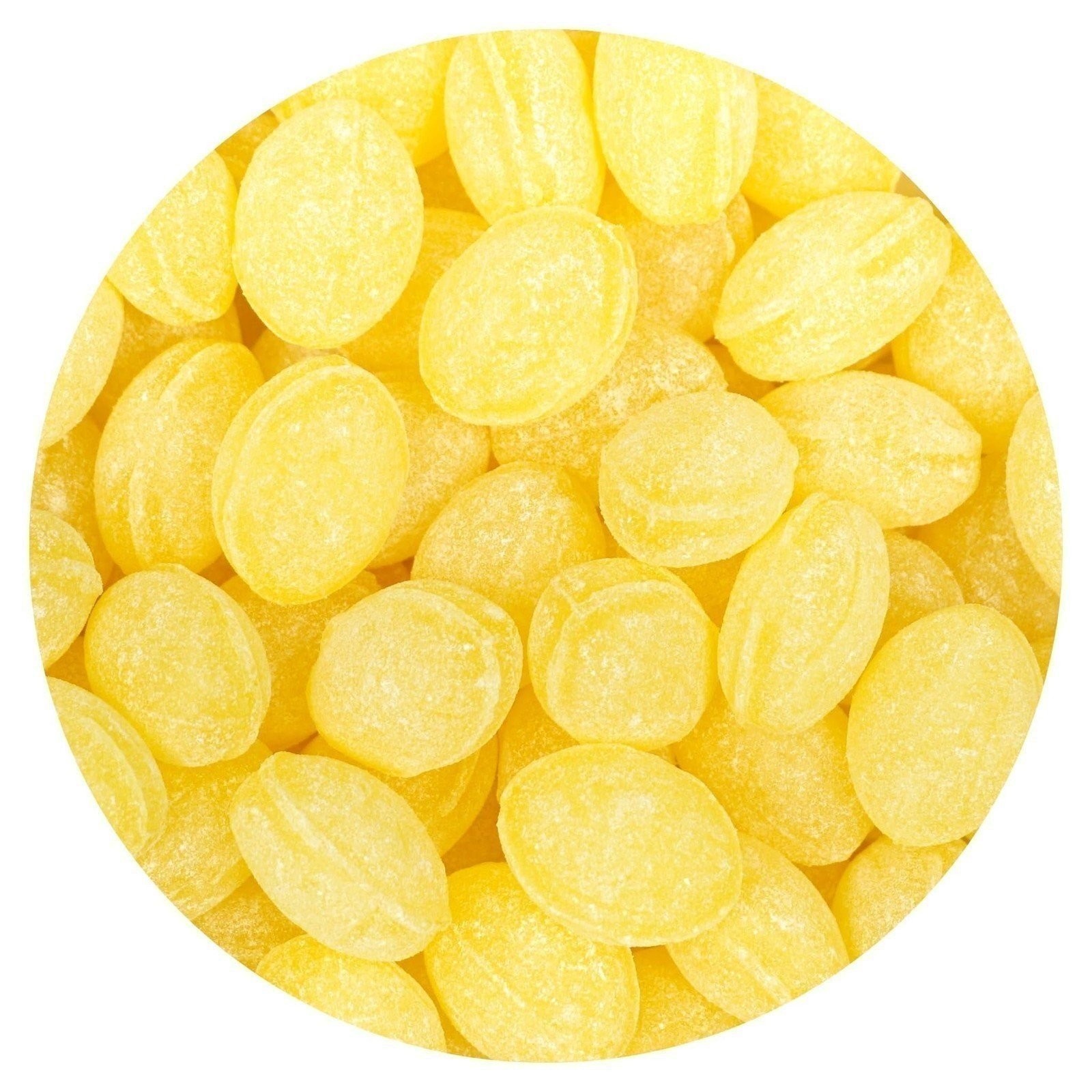 Claeys Sanded Lemon Drops, 2 Pound Bulk Bag (Approx 144 Pieces), Hard Sour…