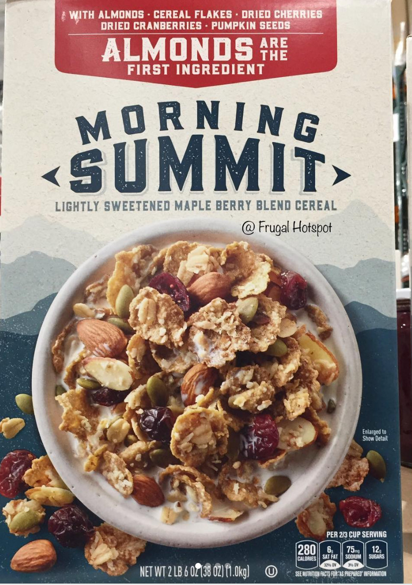 General Mills Morning Summit Cereal 38 oz Maple Berry Blend Nuts Seeds Kosher