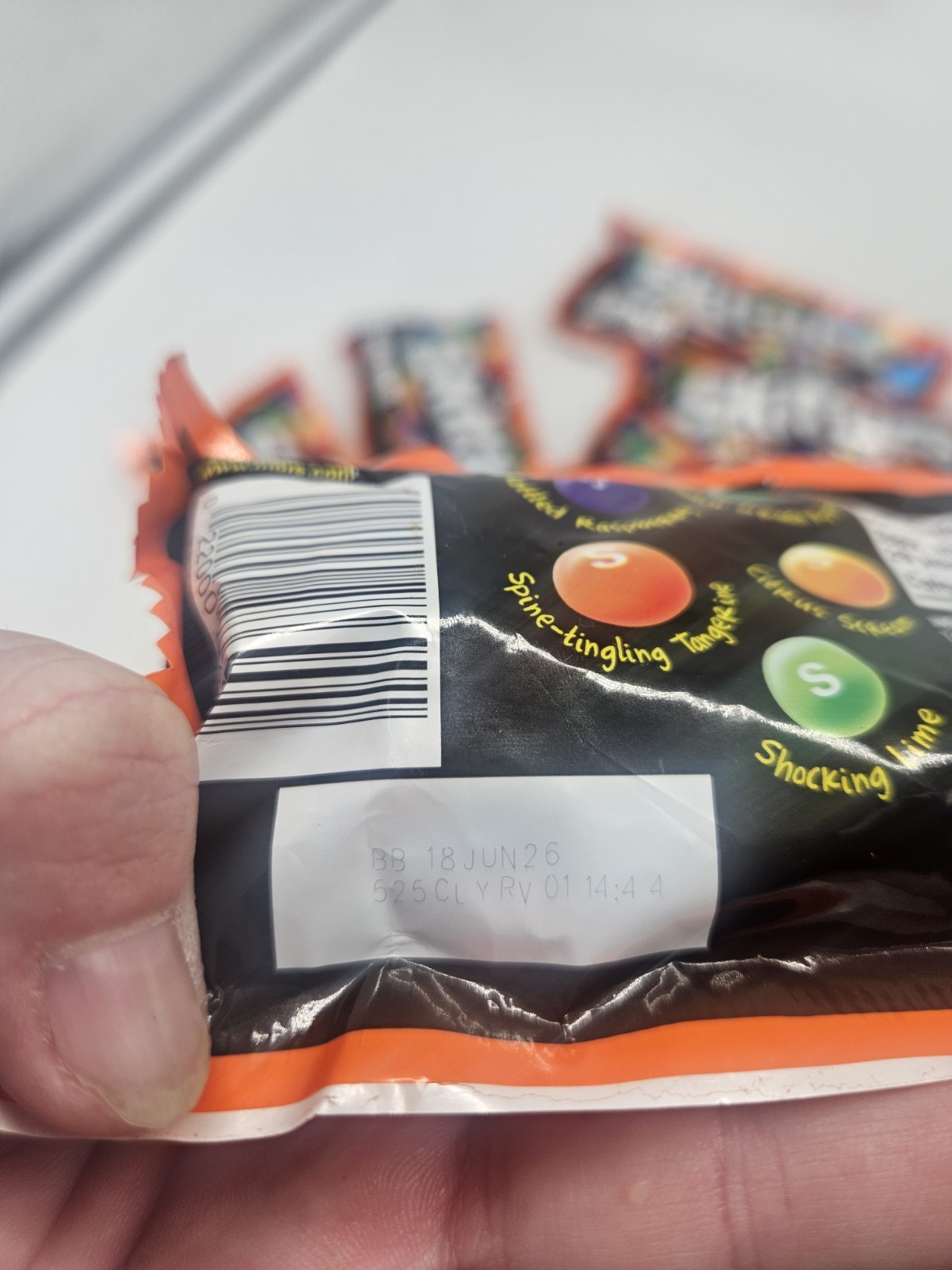 6 Packs New SKITTLES Shriekers Sour Candy 3.6 Oz Share Size Assorted Flavors