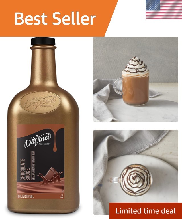 Decadent 64 Ounce Kosher Chocolate Sauce – Creamy, Rich Flavor for All Uses