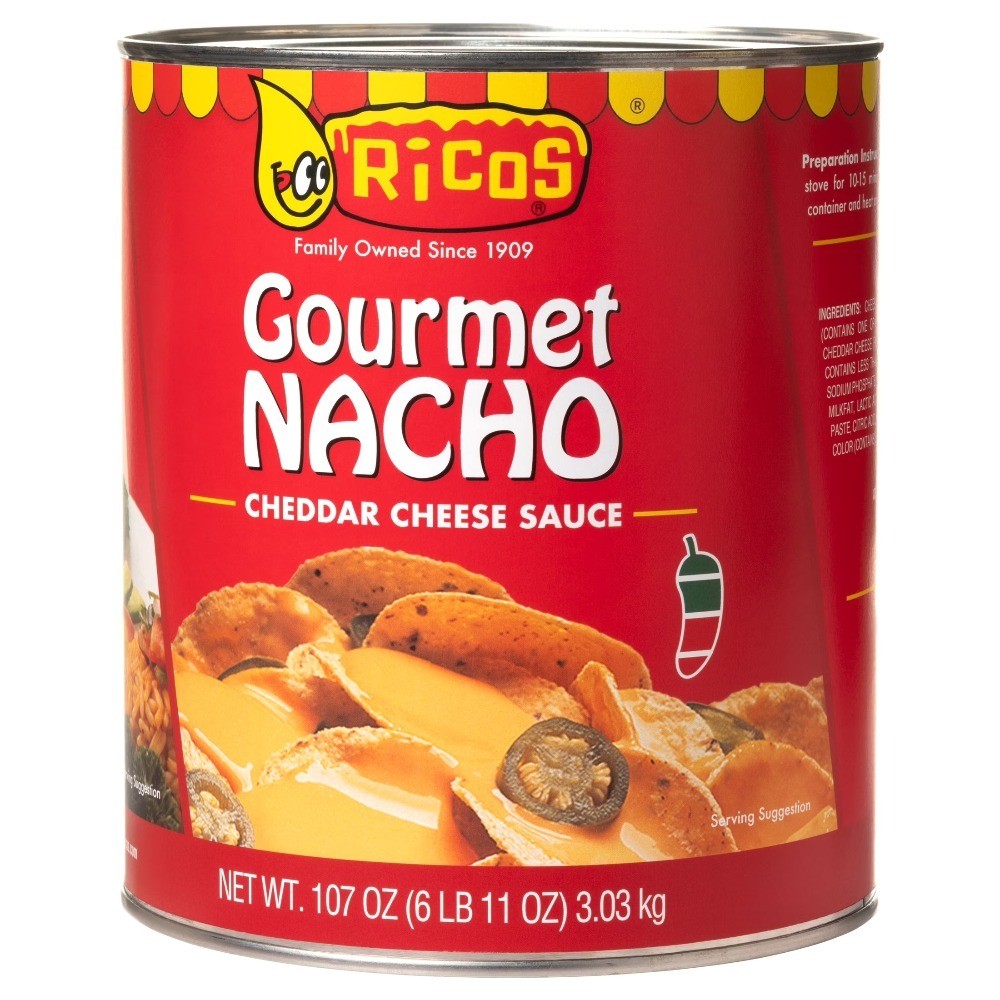 Gourmet Cheddar Cheese Sauce Ready to Serve Creamy Nacho Dip Shelf Stable in 107