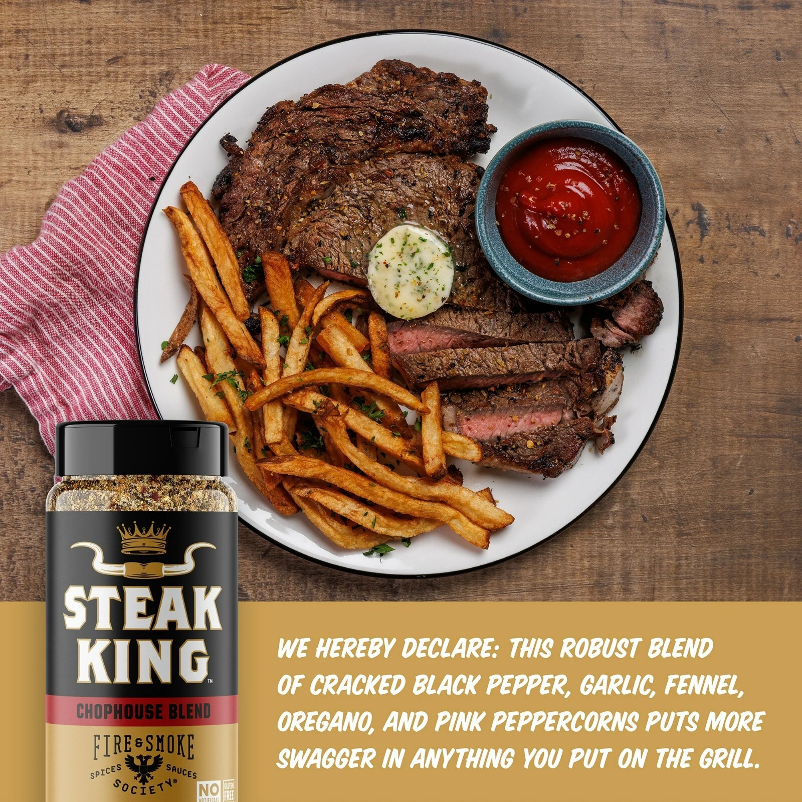 Steak King Seasoning, 8.5 Ounce