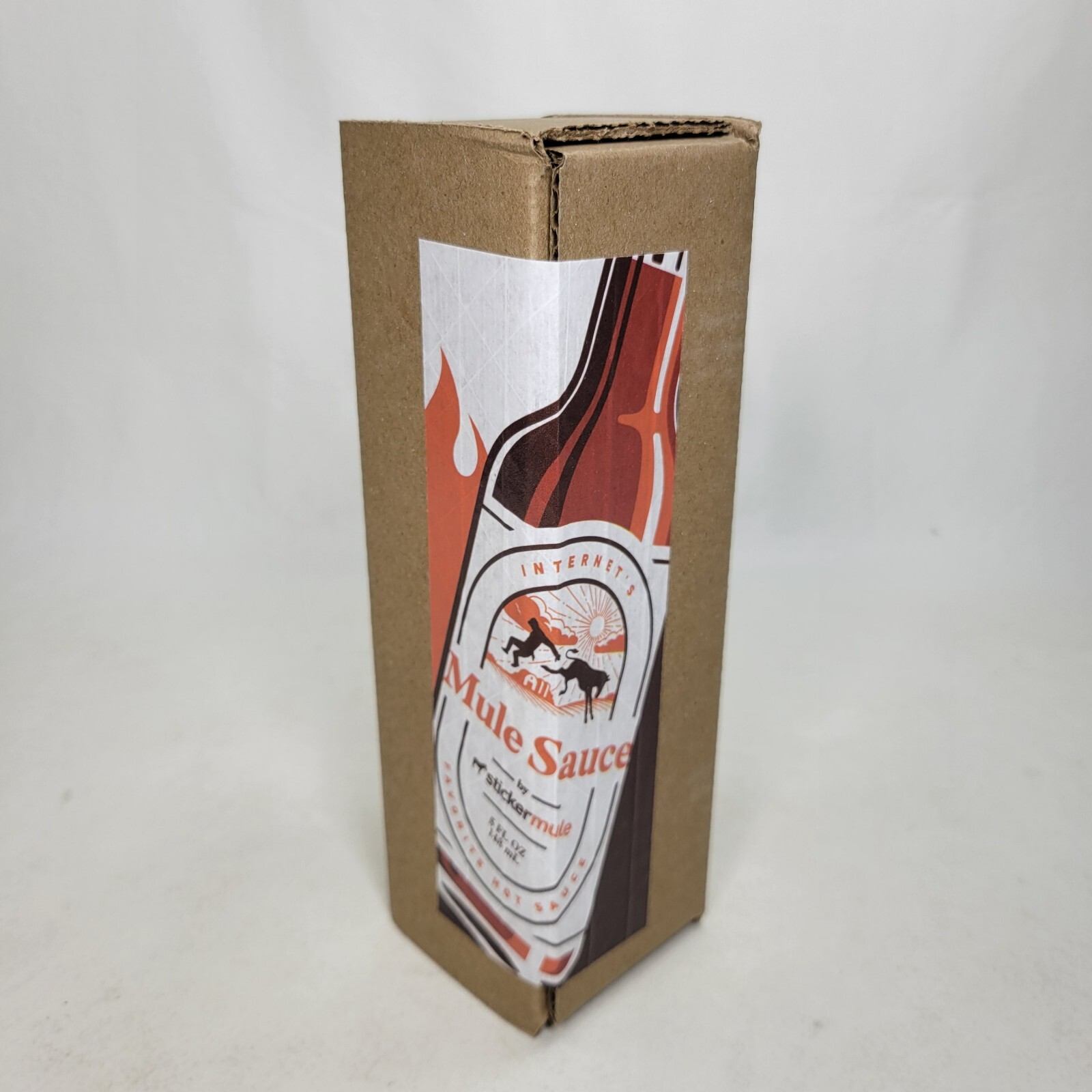 Mule Sauce 5oz Habanero Scotch Bonnet Bhut Jolokia Hot Sauce Sticker Mule