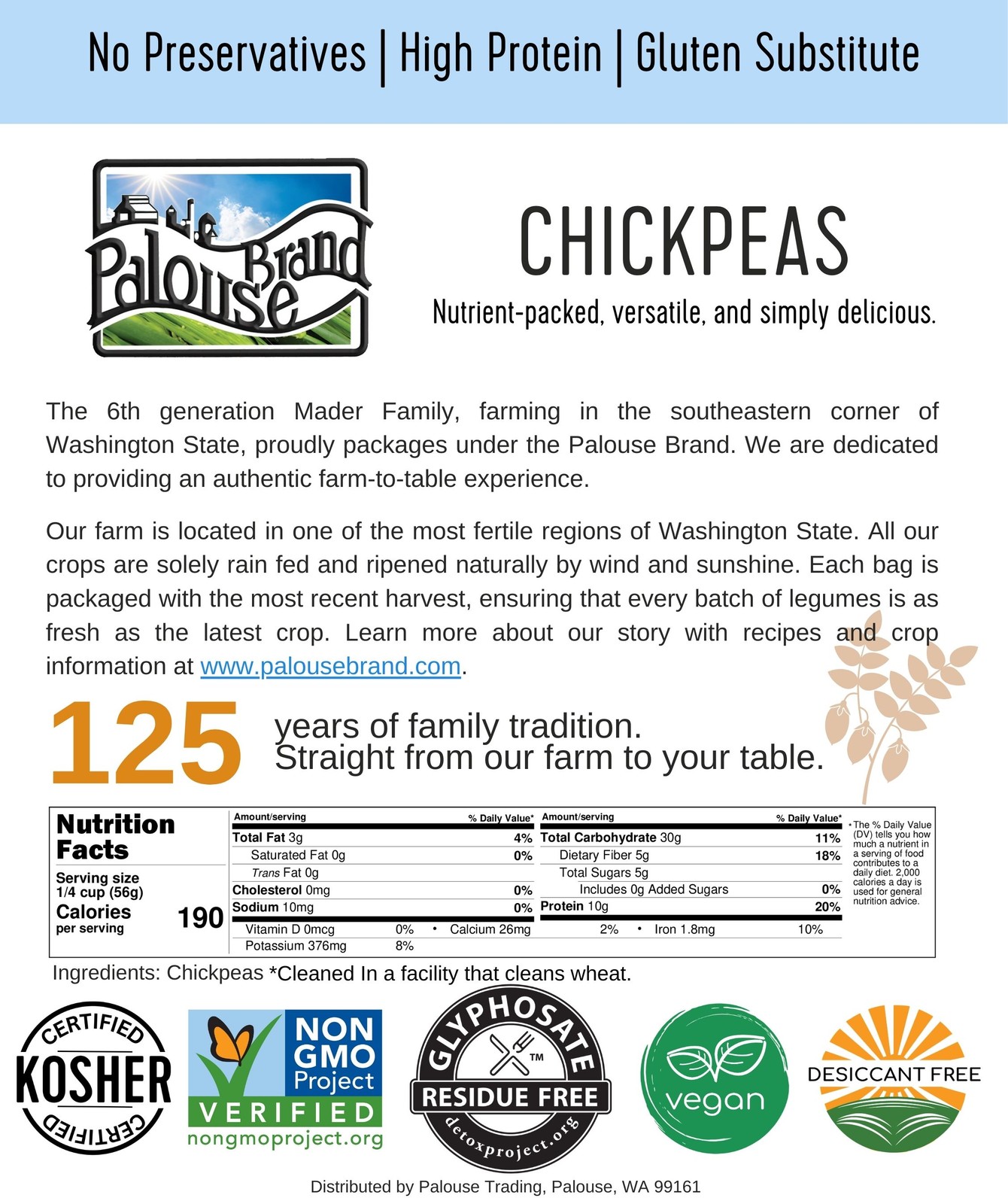 Chickpeas | 25 LB
