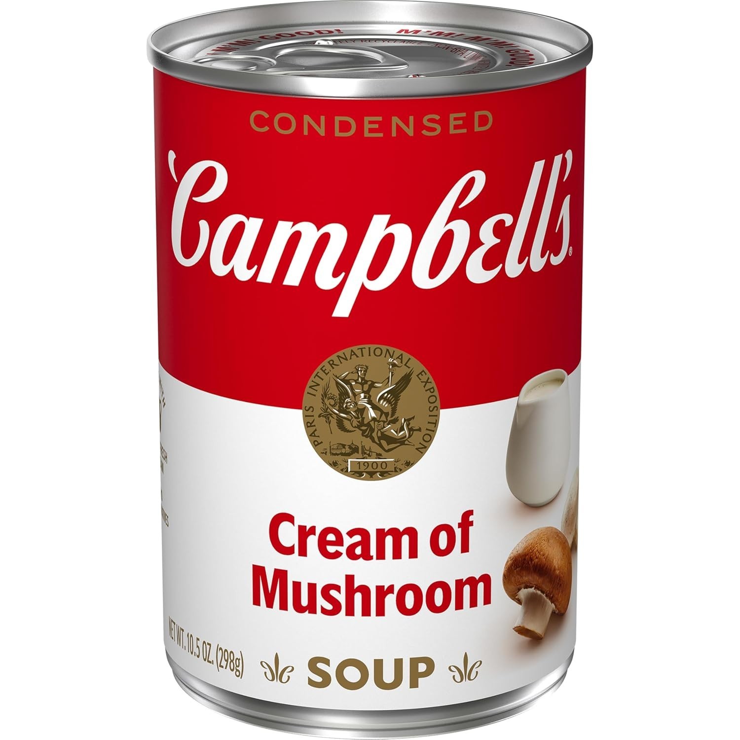 Campbell’s Cream of Mushroom Soup, 10.5 oz – No Preservatives, Vegetarian