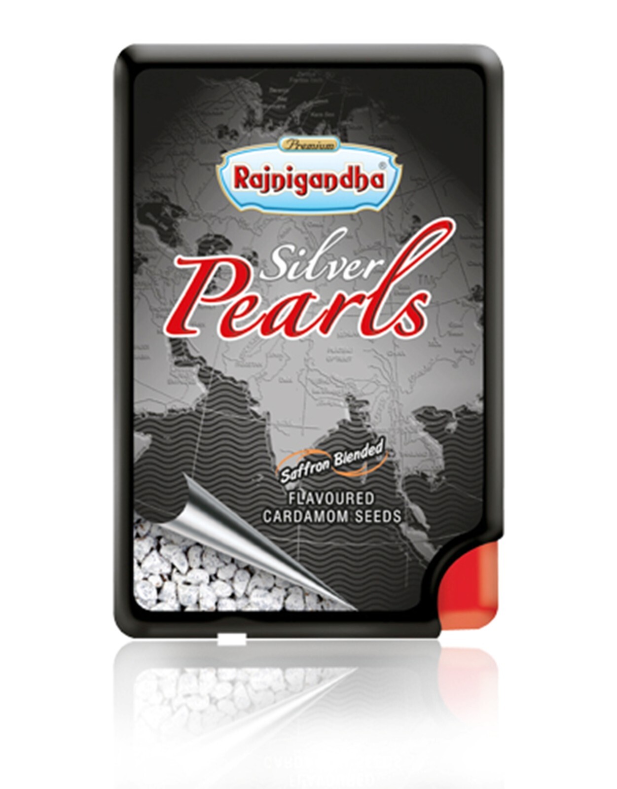 Rajnigandha Silver Pearls Mouth Freshener Cardamom Elaichi Packs 5.75g X 12Pcs
