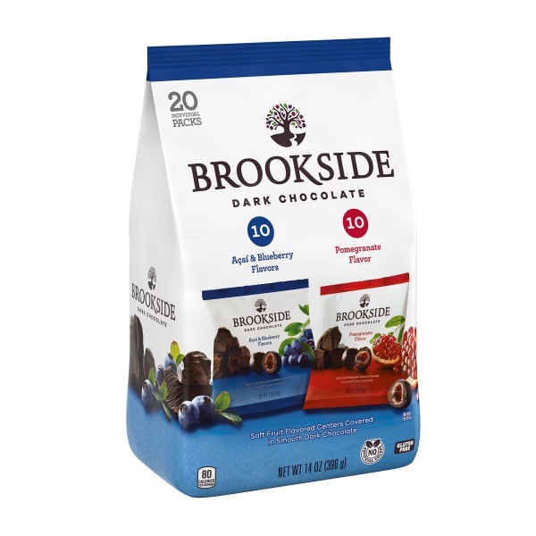 Assorted Fruit Flavored Dark Chocolate Snacking Chocolate Candy – 14oz/20ct