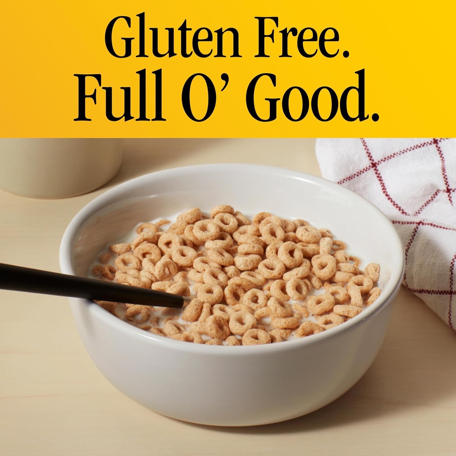 Cheerios Heart Healthy Gluten Free breakfast cereal Mega Size 24 oz….