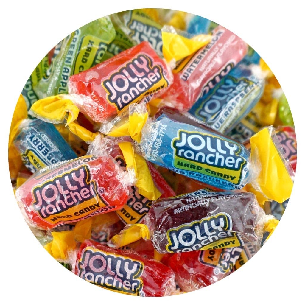 Jolly Ranchers Assorted Fruit Flavored Candy, 1lb Bulk Bag (Approx 75 Pieces), I