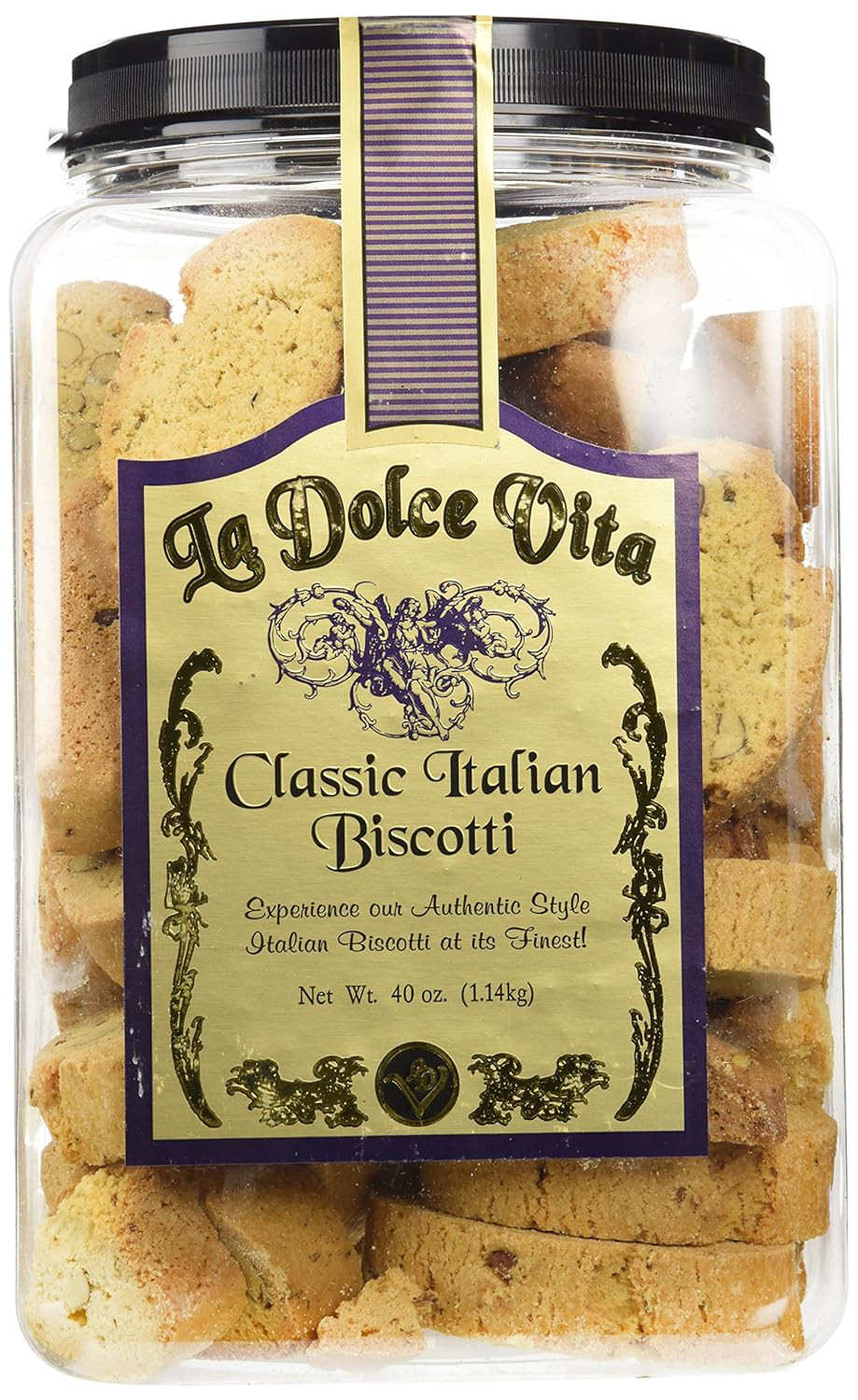 La Dolce Vita Classic Italian Biscotti Almond 40 Ounce