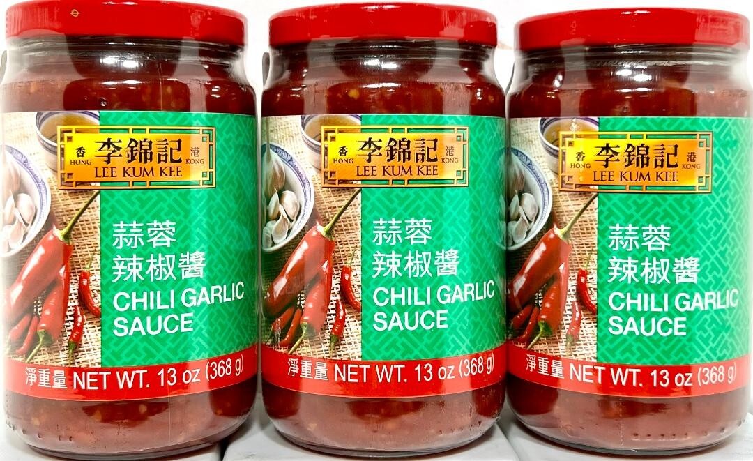 Lee Kum Kee Chili Garlic Sauce 13 oz ( Pack of 3 )~7/05/2026~SALE