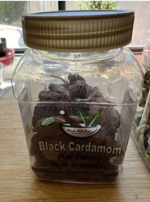 Cardamom Pods, Black, 3.8 oz