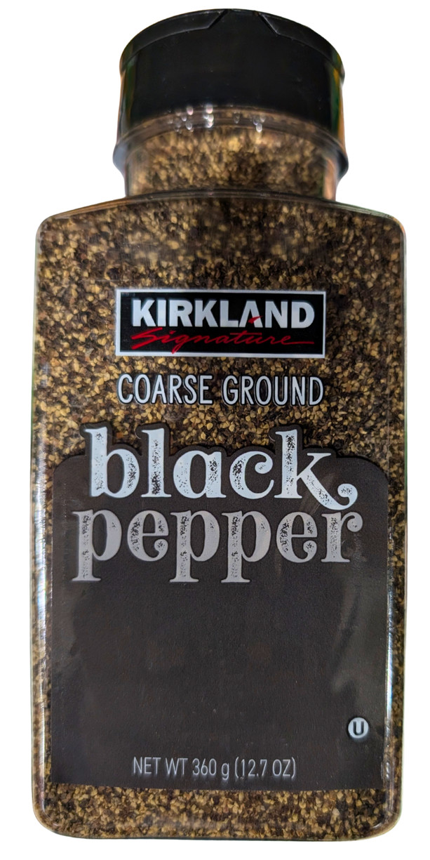 Kirkland Signature Course Ground Black Pepper Spice 12.7 Ounce EXP 04/2028