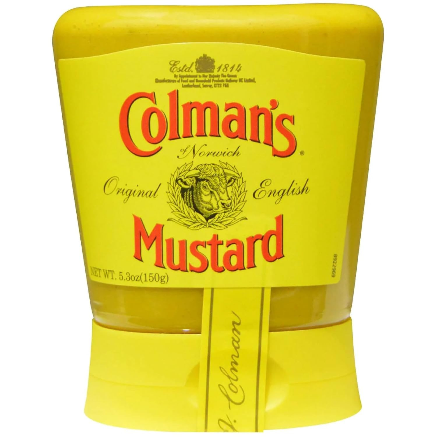 Original English Squeezy Mustard Imported from the UK England the Best of Britis