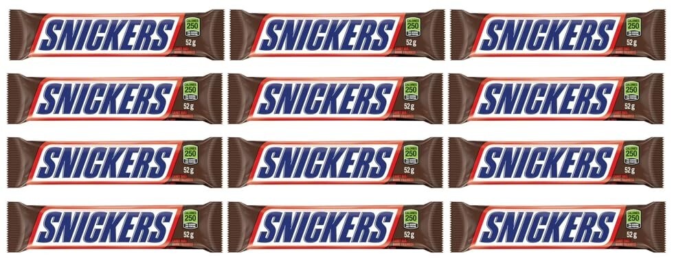 24 SNICKERS BARS CHOCOLATE PEANUTS exp March 2025