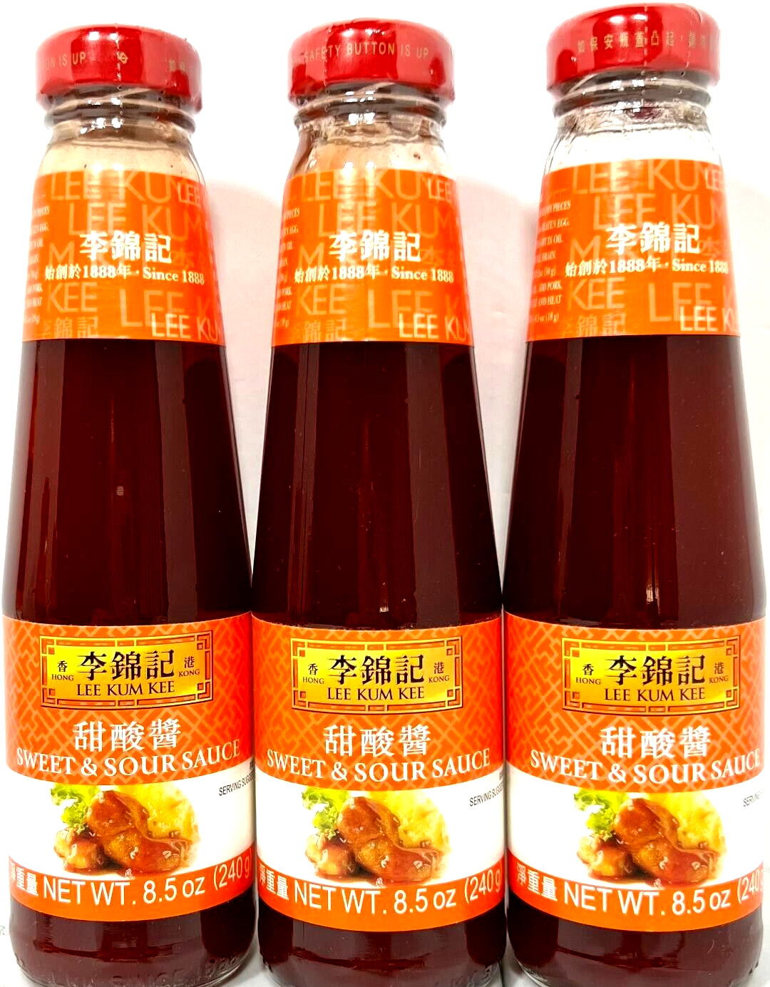 Lee Kum Kee Sweet & Sour Sauce 8.5 oz ( Pack of 3 )