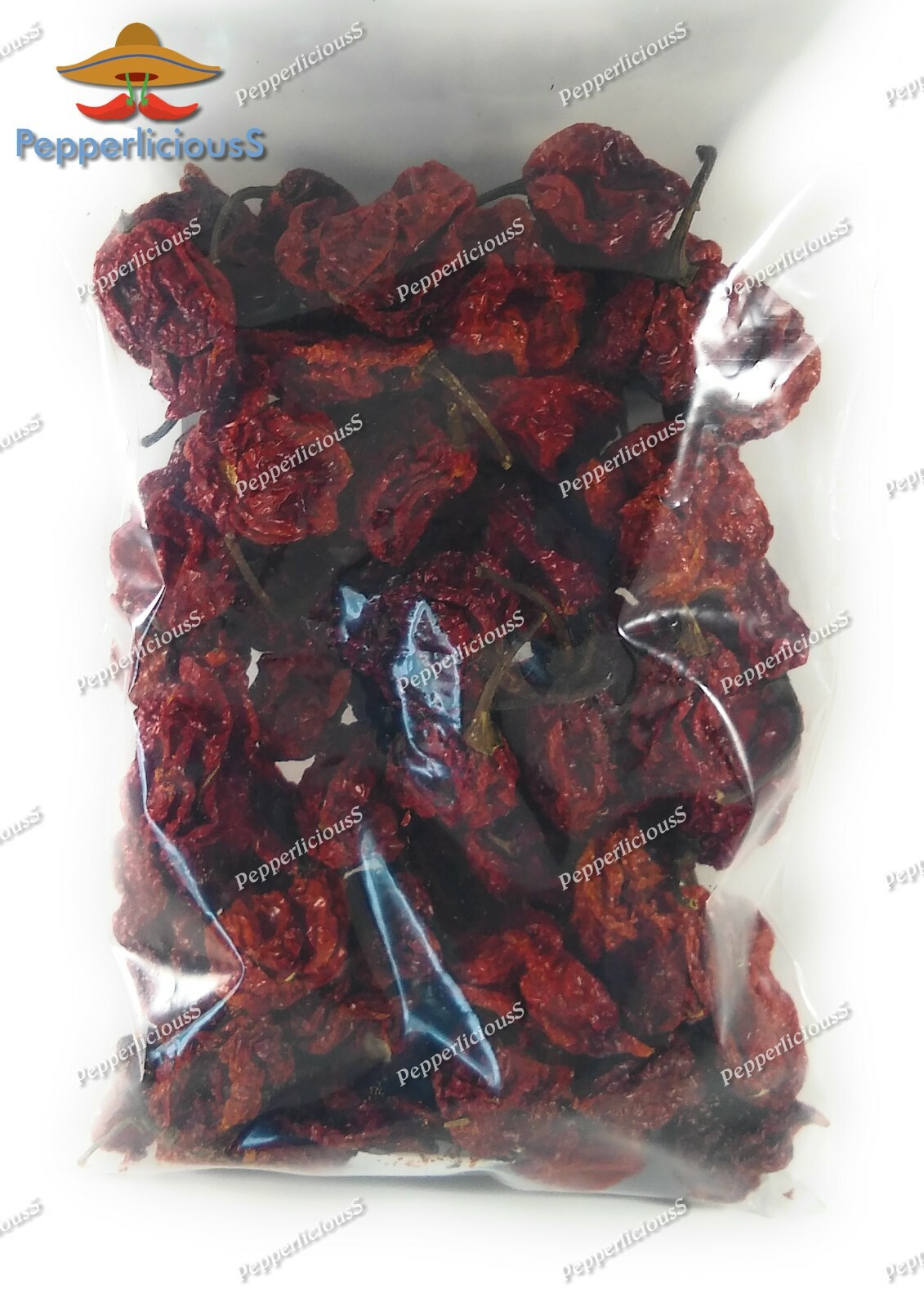 60 DRIED CAROLINA REAPER PEPPER Pods – WORLDS HOTTEST Pepper – Super Hot Quality