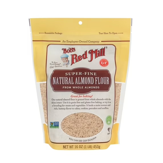 Bob’s Red Mill Super-Fine Natural Almond Flour 16 oz Bag