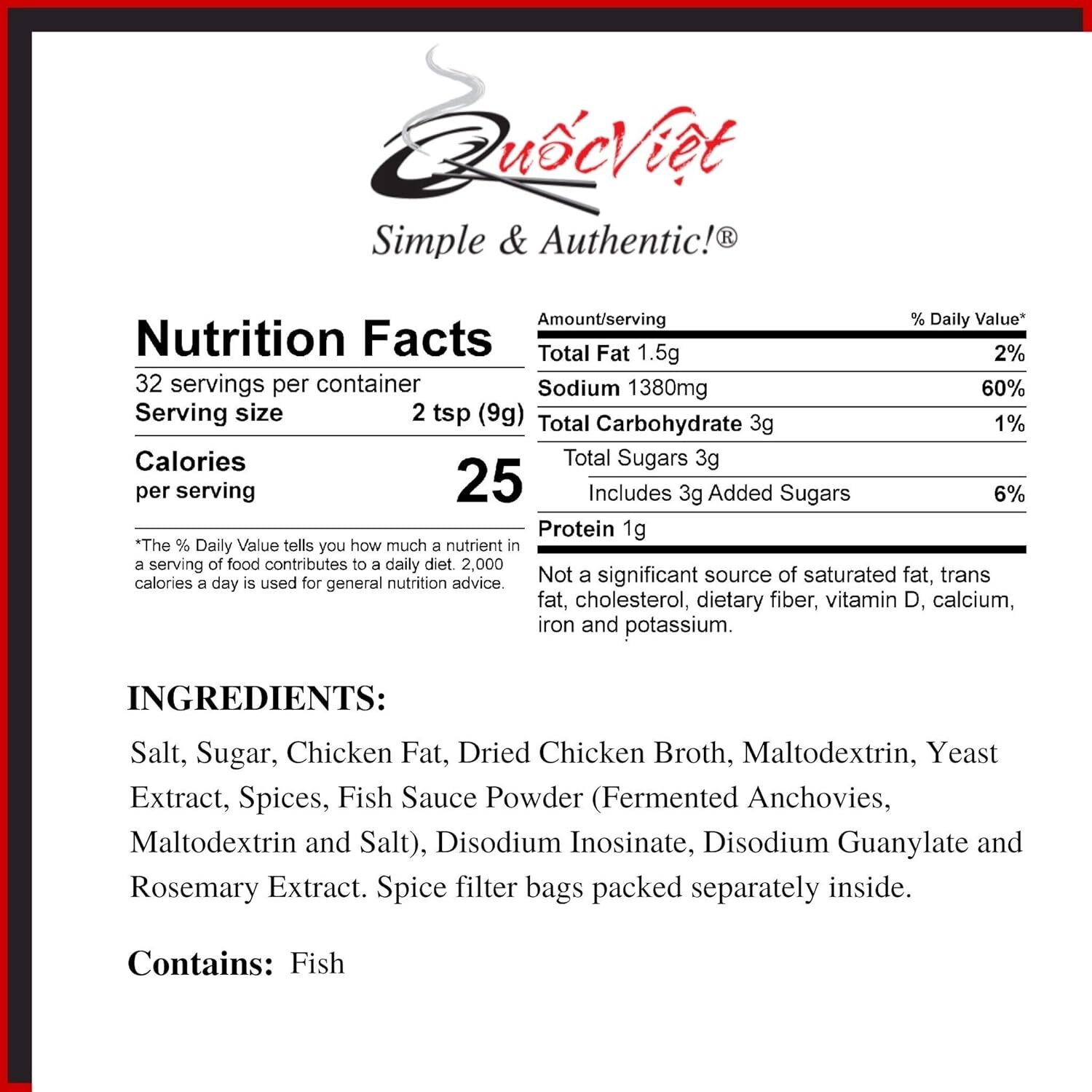 Chicken Flavored Pho Soup Base 10 Oz Cot Pho Ga Brand