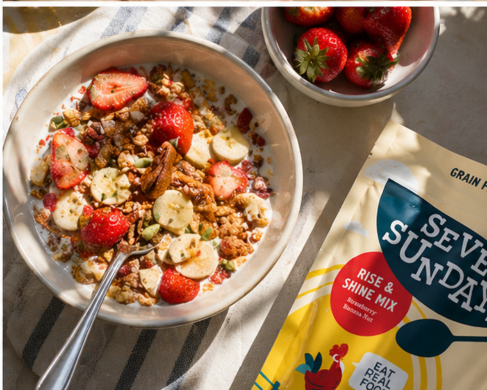 2PACK Seven Sundays Keto Rise and Shine Granola Cereal, 20 oz.