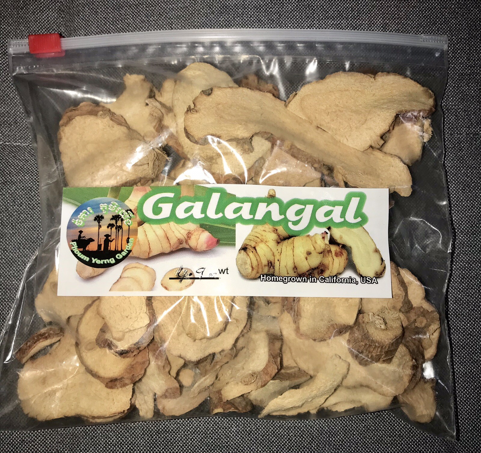 Dried Galangal (4.80oz) ข่าแห้ง Galanga Lengkuas Khmer/Thai/Laos Spices Food.