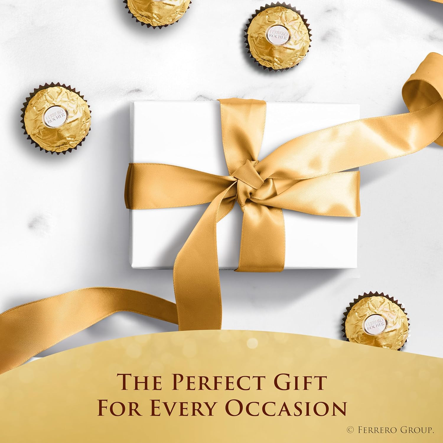 Gourmet Hazelnut Milk Chocolate Gift Box, 12 Individually Wrapped Chocolates, 5.