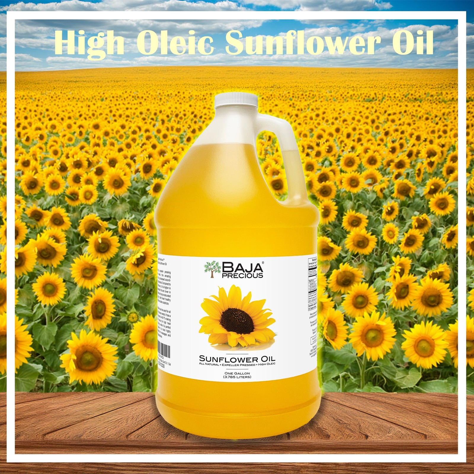 – High Oleic Sunflower Oil, 1 Gallon