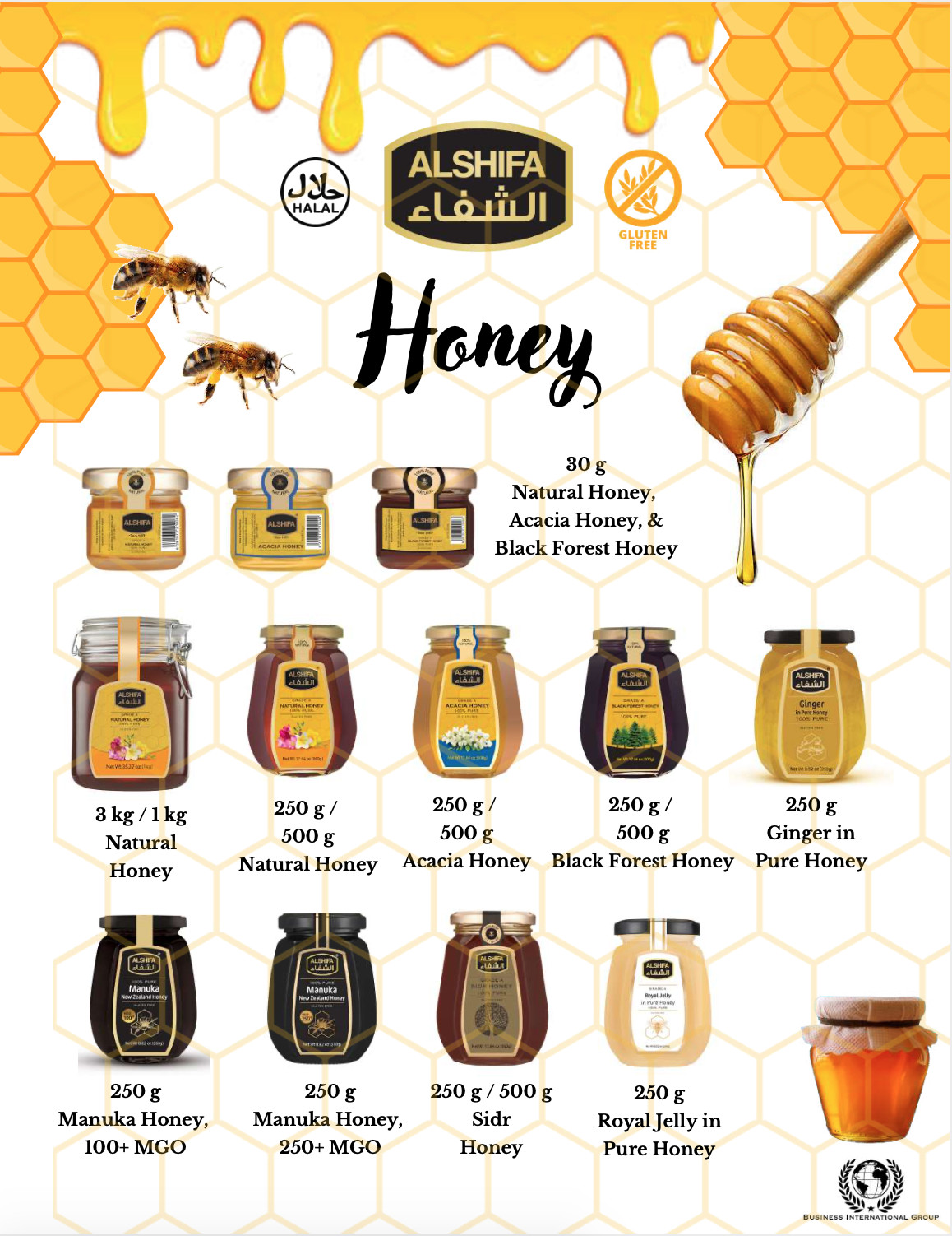 ALSHIFA HONEY *IMPORTED FROM SAUDI ARABIA* Raw, Pure, & Unpasteurized Grade A