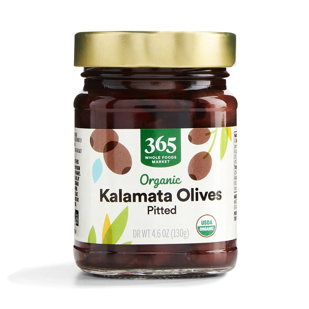 Organic Pitted Kalamata Olives, 4.6 Ounce