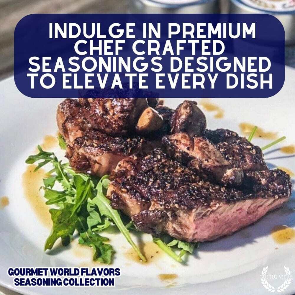 Cuisines of the World Gourmet Seasonings Collection – 6 Tins
