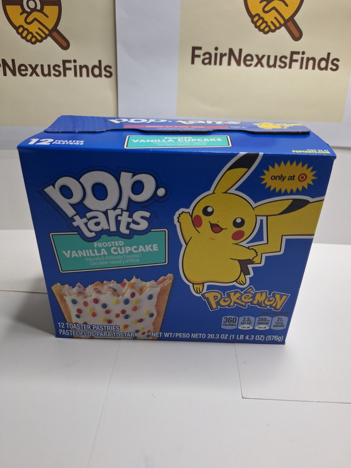 Pokemon Pop Tarts Vanilla Cupcake Target Exclusive (LOT OF 4) out of production!