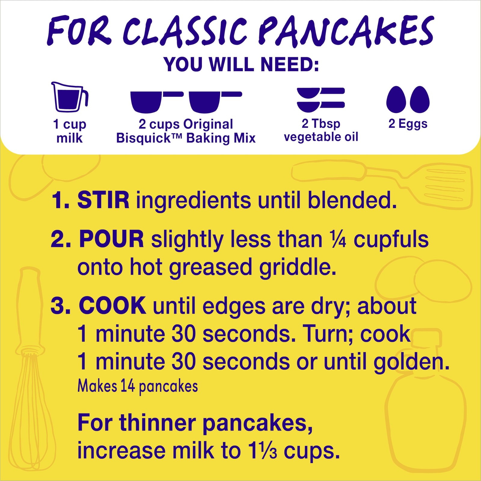 Betty Crocker Bisquick Pancake and Baking Mix, Original, Makes About 60