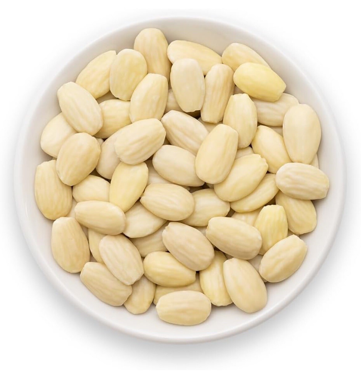 ALMONDS BLANCHED WHOLE, 3LBS
