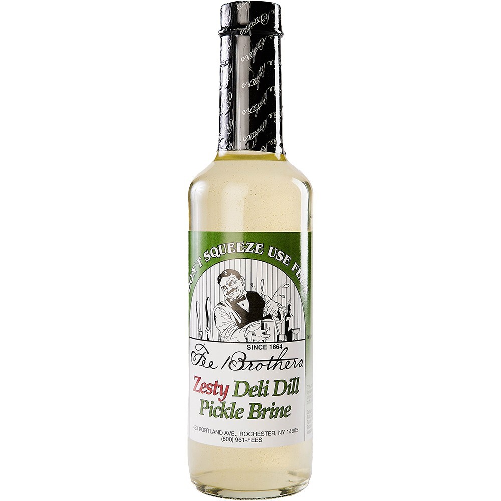 Fee Brothers Zesty Deli Dill Pickle Brine! Pickleback Shot Chaser Cocktail Mix
