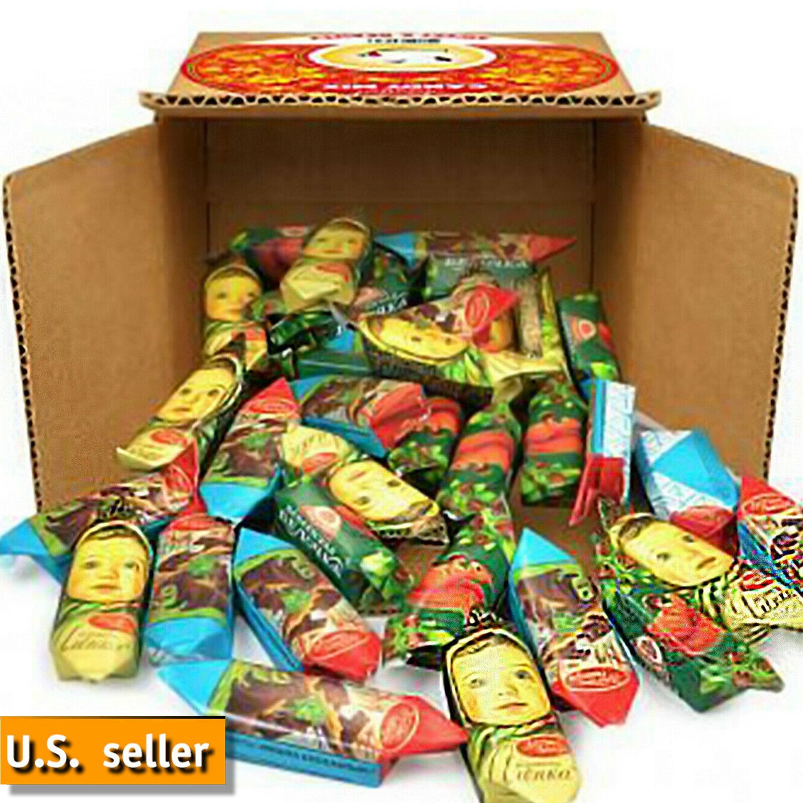 Russian Chocolate Candy Sweets Mix Mishka Kosolapiy, Belochka & Alenka 1lb/450g