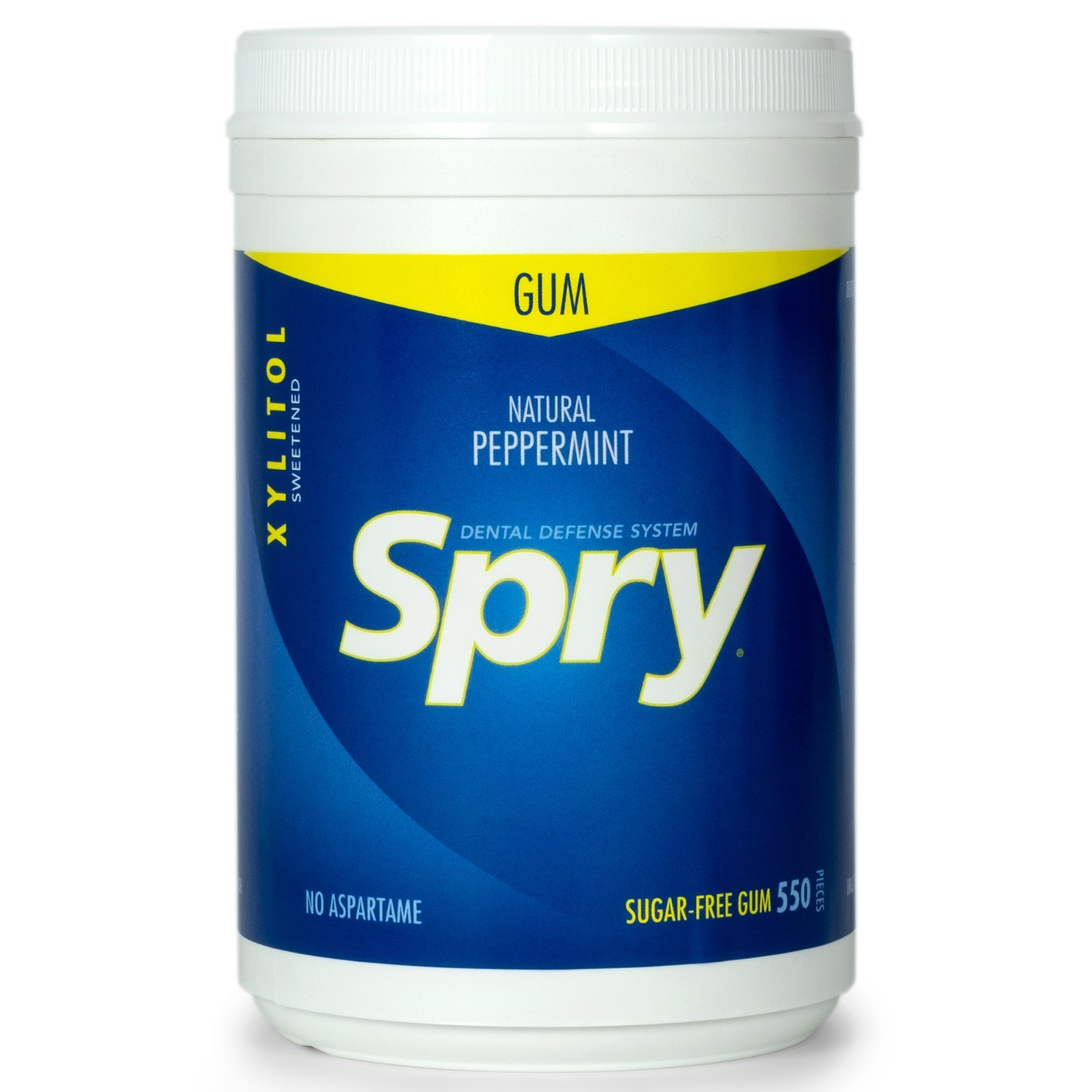 Spry Fresh Natural Xylitol Chewing Gum (Peppermint, 550 Count – Pack of 1)