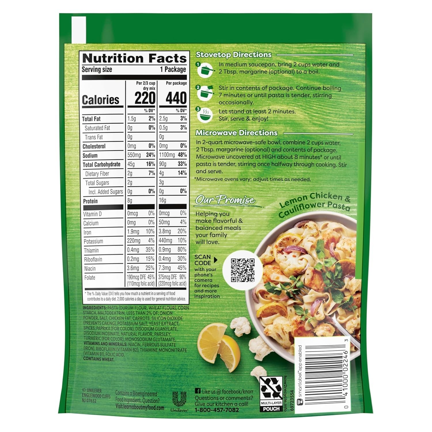 Quick Cook Chicken Fettuccine Pasta Sides 4.3 oz – Family-Friendly Flavor