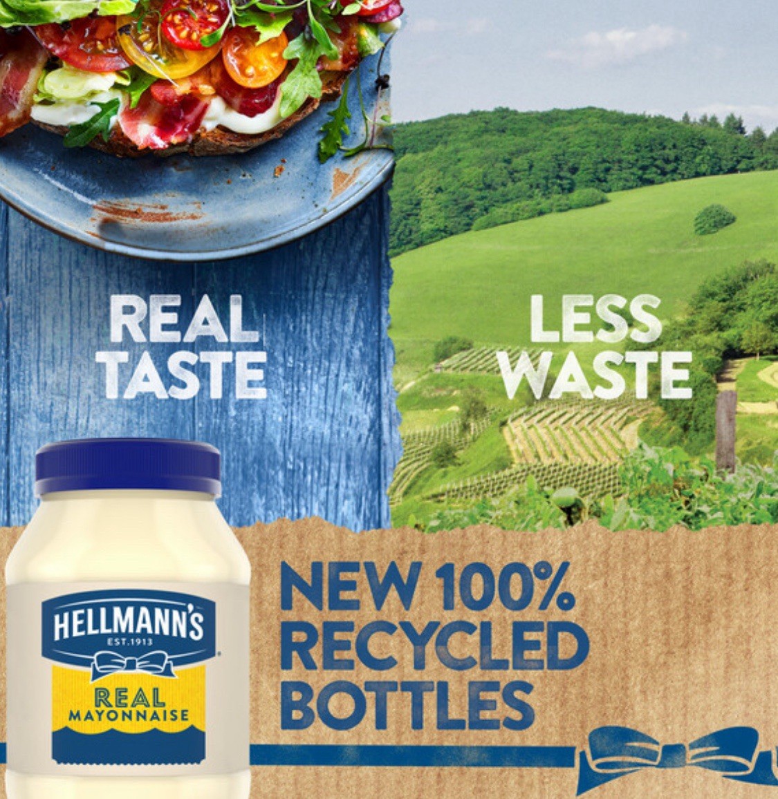 Hellman’s Real Mayonnaise Made With Cage Free Egg 3 Pk Of 30oz | Free Delivery