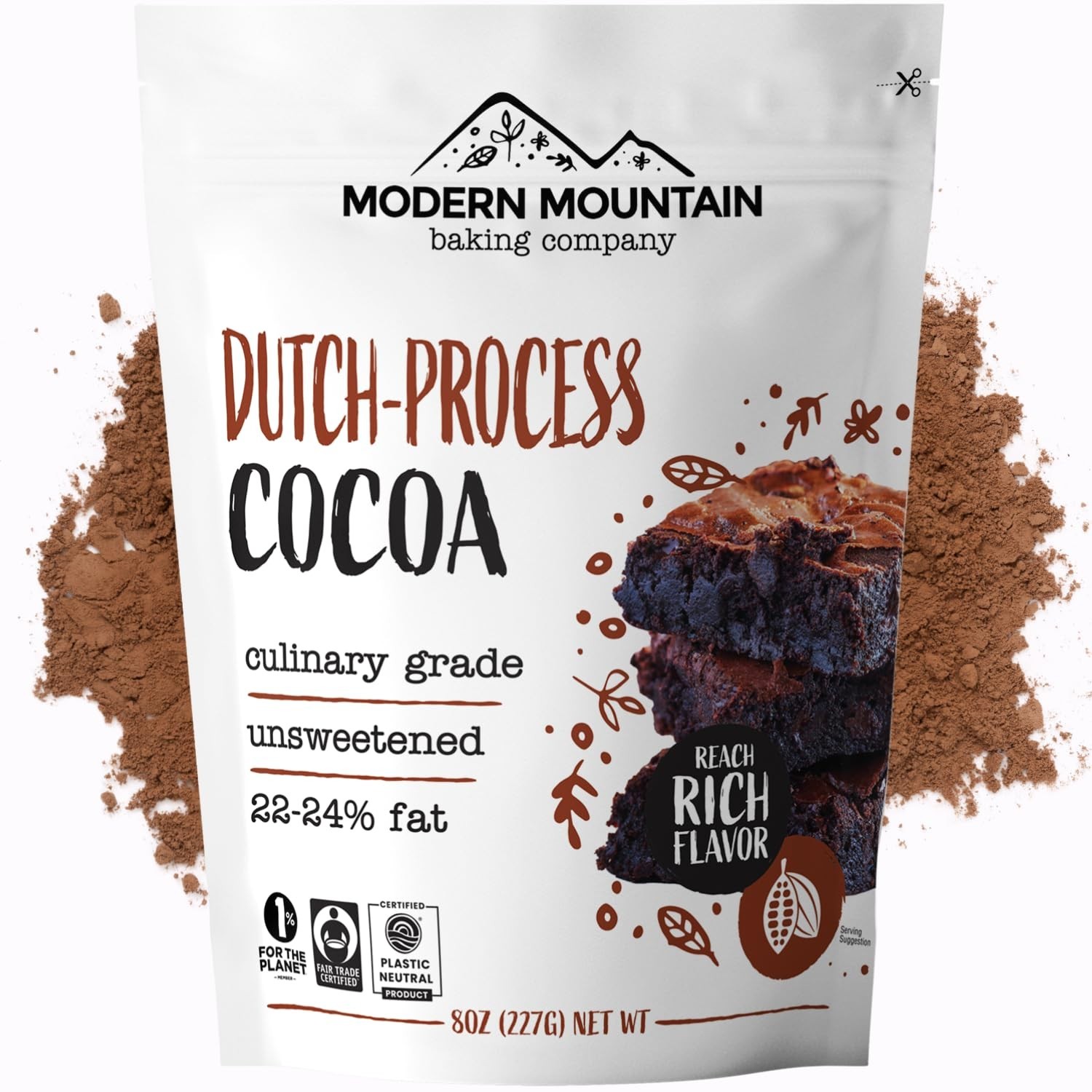 Dutch Processed French Cocoa Powder. Chef’S Choice Cocoa Powder. Warm, Red Color